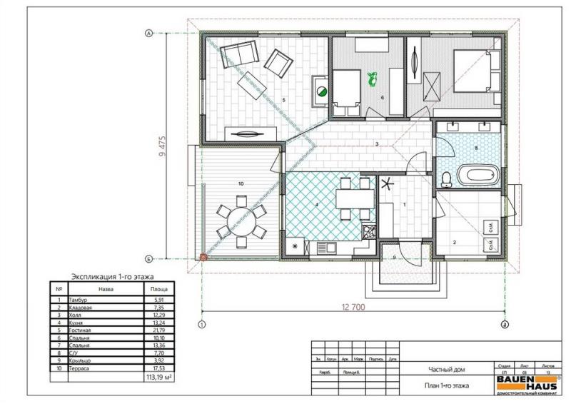 г. Борисполь, одноэтажный дом Эталон-114 - 3