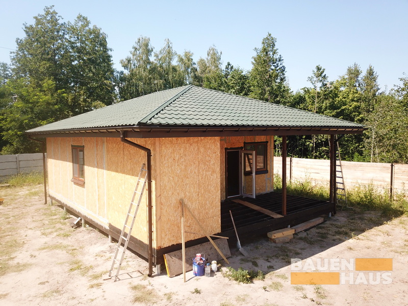 Г. БОРИСПОЛЬ, ОДНОЭТАЖНЫЙ ДОМ 98 КВ.М : ПОСТРОЕННЫЕ ДОМА : БАУЕН ХАУС