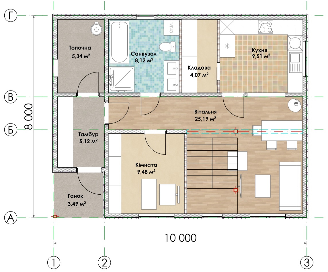 Г. КИЕВ, РУСАНОВСКИЕ САДЫ : ПОСТРОЕННЫЕ ДОМА : БАУЕН ХАУС