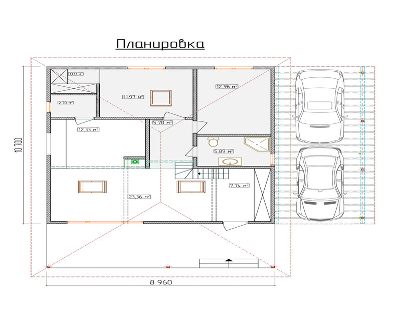 СТРОИТЕЛЬСТВО КАНАДСКОГО ДОМА, ГОЛАЯ ПРИСТАНЬ : ПОСТРОЕННЫЕ ДОМА : БАУЕН ХАУС