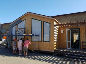 наружная отделка модульного дома фото