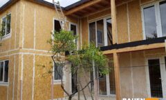 Каркасная СИП гостиница с ровной крышей Фото