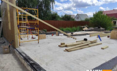 Приступили к сборке СИП дома в Гореничах Фото 1