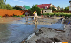 Закончили заливку фундаментной плиты СИП дома Фото 6