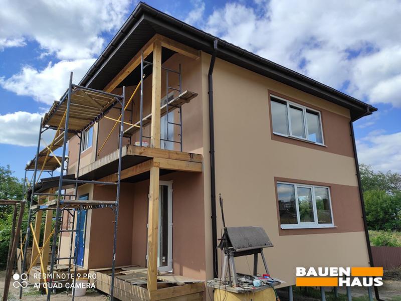 Заканчиваем внешние отделочные работы дома из СИП панелей в Украинке Фото 2