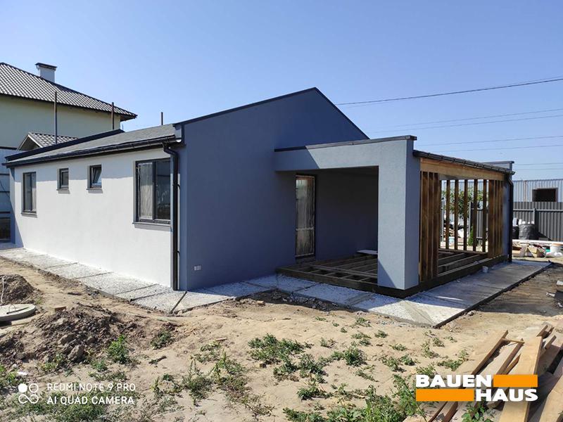 В Княжичах закончили внешнюю отделку СИП дома Фото 2