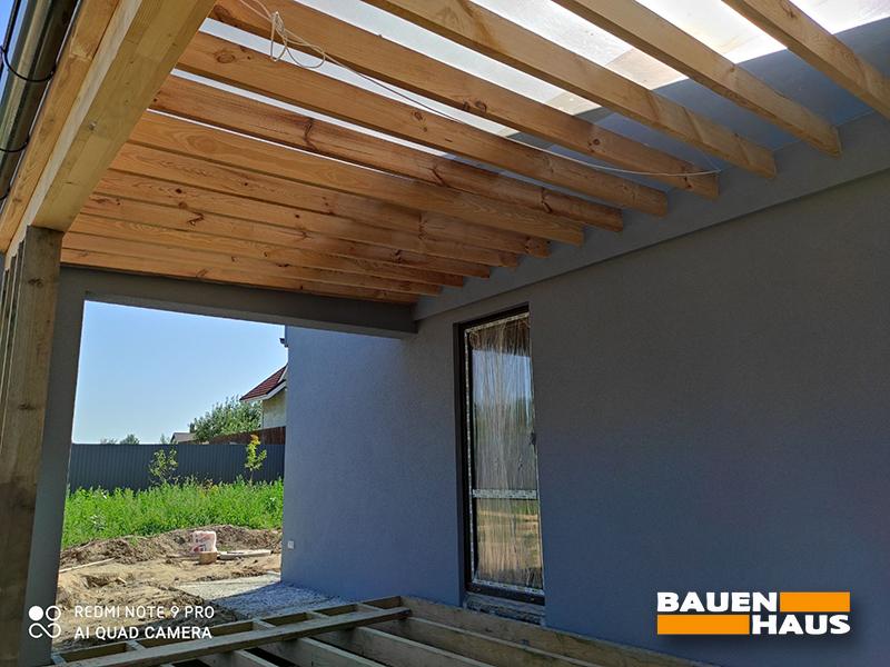 В Княжичах закончили внешнюю отделку СИП дома Фото 3