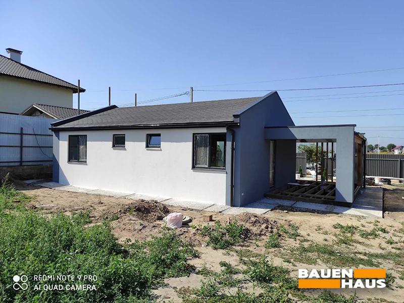 В Княжичах закончили внешнюю отделку СИП дома Фото 4