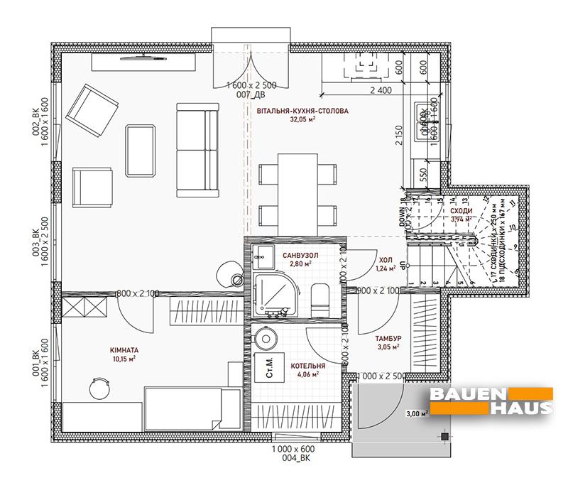 Проект Осокорки II – 112 План этажа 