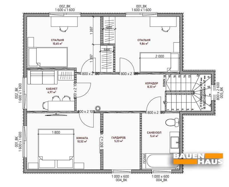 Проект Осокорки II – 112 План этажа 2