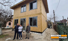 Закончили сборку СИП дома на Осокорках в Киеве Фото 1