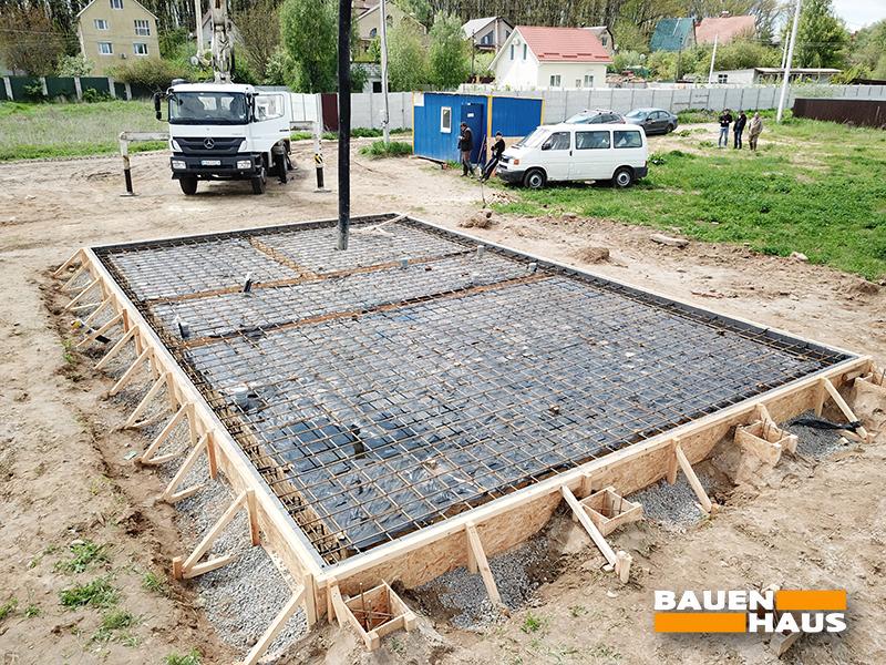 Заливаем фундаментную плиту под СИП дом в Михайловке-Рубежовке Фото 4