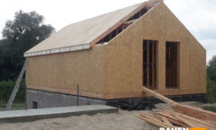Строительство второго этажа из СИП панелей для дома в Процеве Фото 10