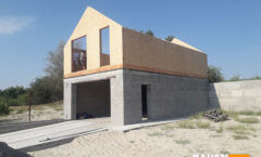 Строительство второго этажа из СИП панелей для дома в Процеве Фото 2