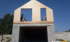 Строительство второго этажа из СИП панелей для дома в Процеве Фото 3