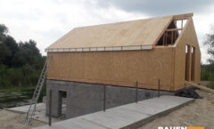 Строительство второго этажа из СИП панелей для дома в Процеве Фото 6