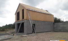 Строительство второго этажа из СИП панелей для дома в Процеве Фото 7