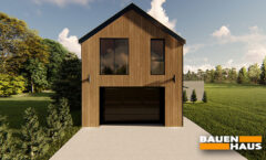 Строительство второго этажа из СИП панелей для дома в Процеве Визуализация 2