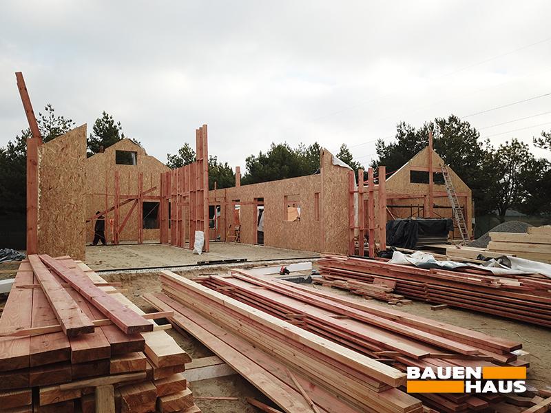 Продолжается строительство большого дома с отдельным гаражом из СИП Фото 5