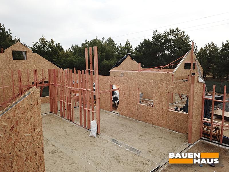 Продолжается строительство большого дома с отдельным гаражом из СИП Фото 6