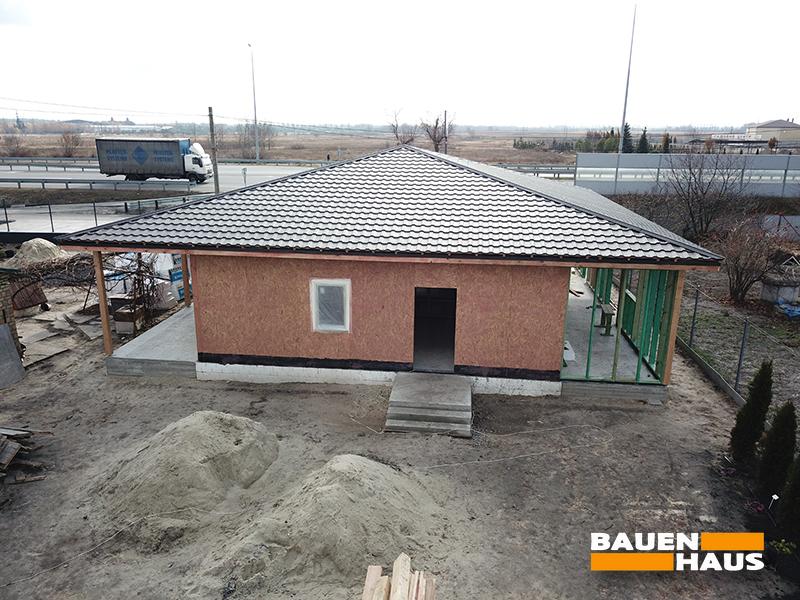 Завершали строительство одноэтажного СИП дома в Гуровщине Фото 7