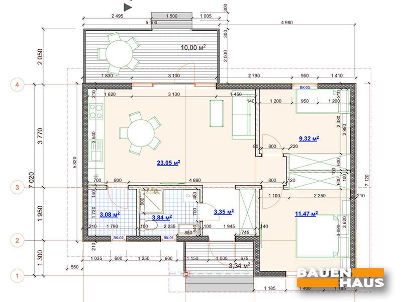 Проект Пион – 53 Планировка