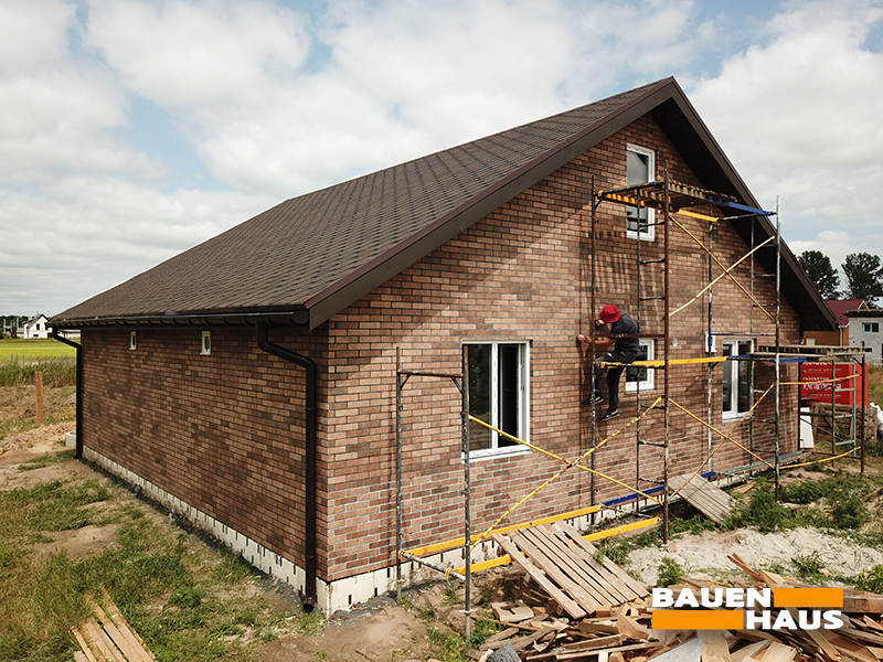 Завершили зовнішнє оздоблення будинку в Київській області Фото 9