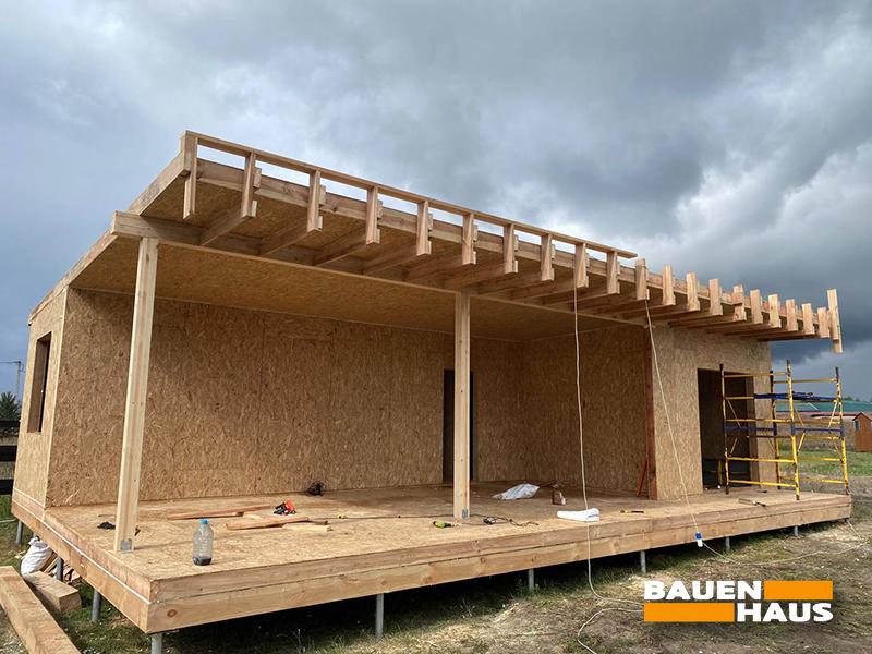 Провели швидке будівництво гостьового СІП будинку Фото 6