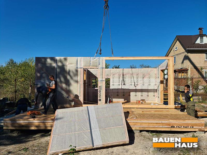 Провели монтаж модульного каркасного будинку у Київській області Фото 12