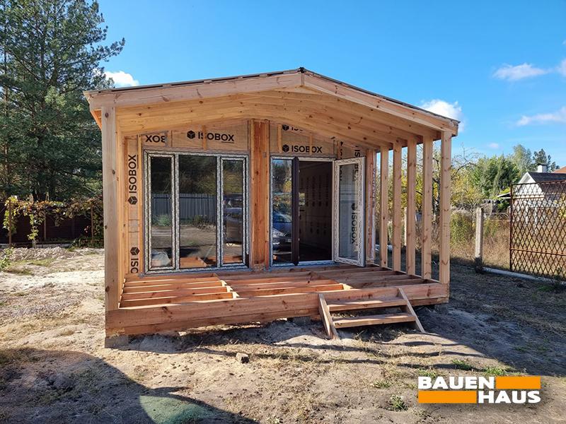 Провели монтаж модульного каркасного будинку у Київській області Фото 21