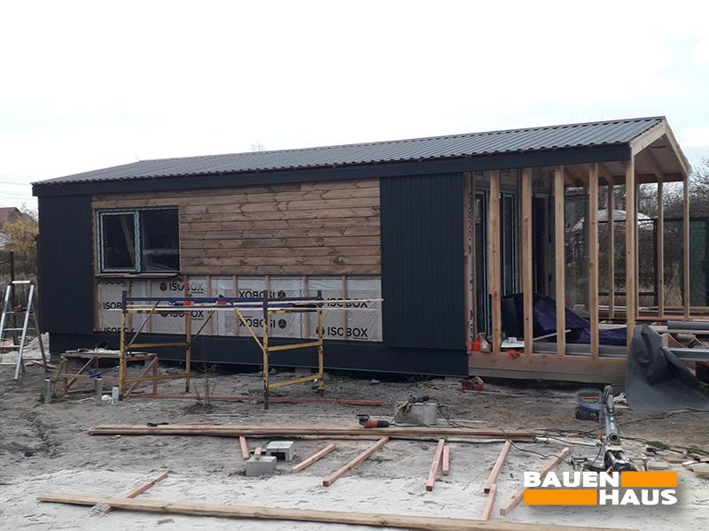 Завершили роботи з оздоблення модульного будинку площею 29 м2 у Київській області Фото 1