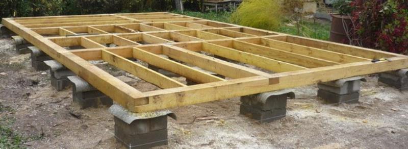Столбчатый фундамент для СИП дома