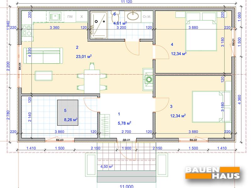 Проект Аметист – 66 Планування