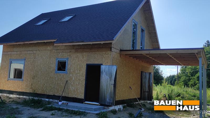 Завершили будівельно-монтажні роботи мансардного будинку з СІП панелей Фото 11