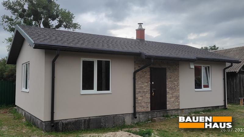 Завершили одноэтажное здание по канадской технологии в с. Перевіз Фото 1