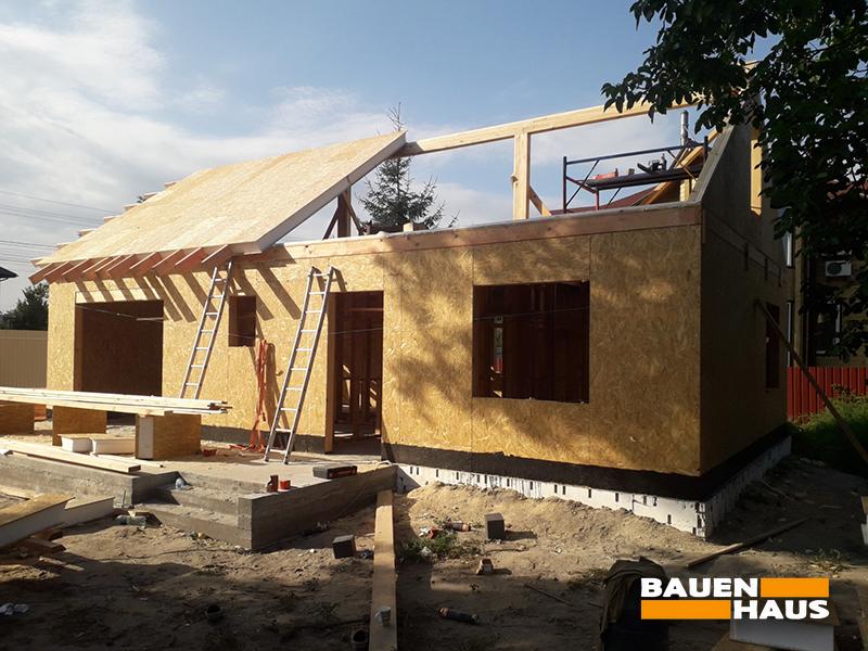 Будівництво одноповерхового будинку з СІП панелей у Києві Фото 11