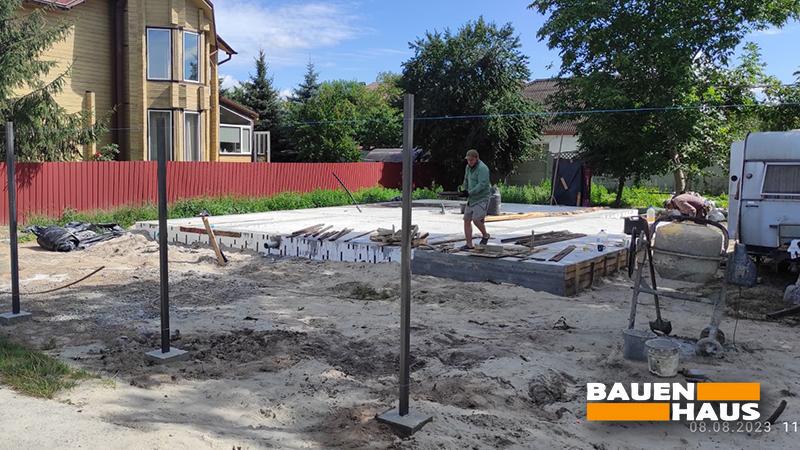 Будівництво одноповерхового будинку з СІП панелей у Києві Фото 2