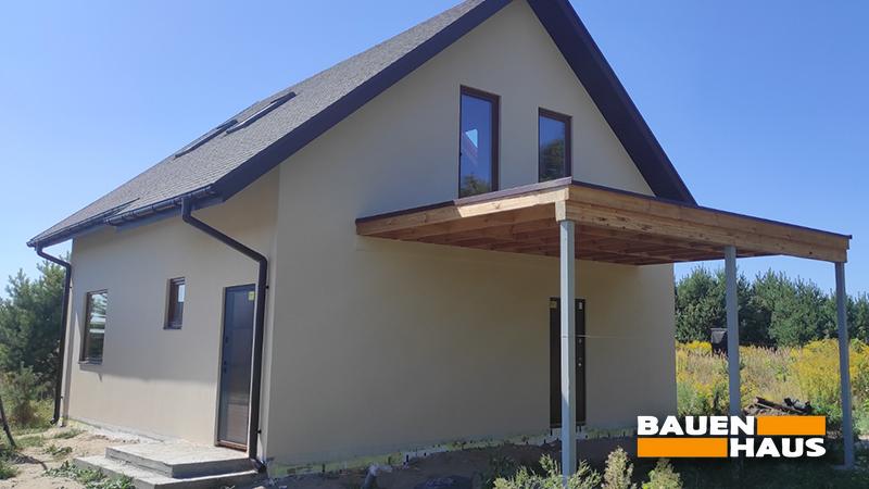 Завершили зовнішнє оздоблення мансардного будинку у Київській області Фото 2