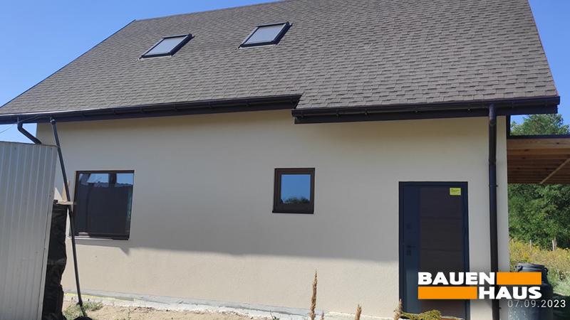 Завершили зовнішнє оздоблення мансардного будинку у Київській області Фото 3