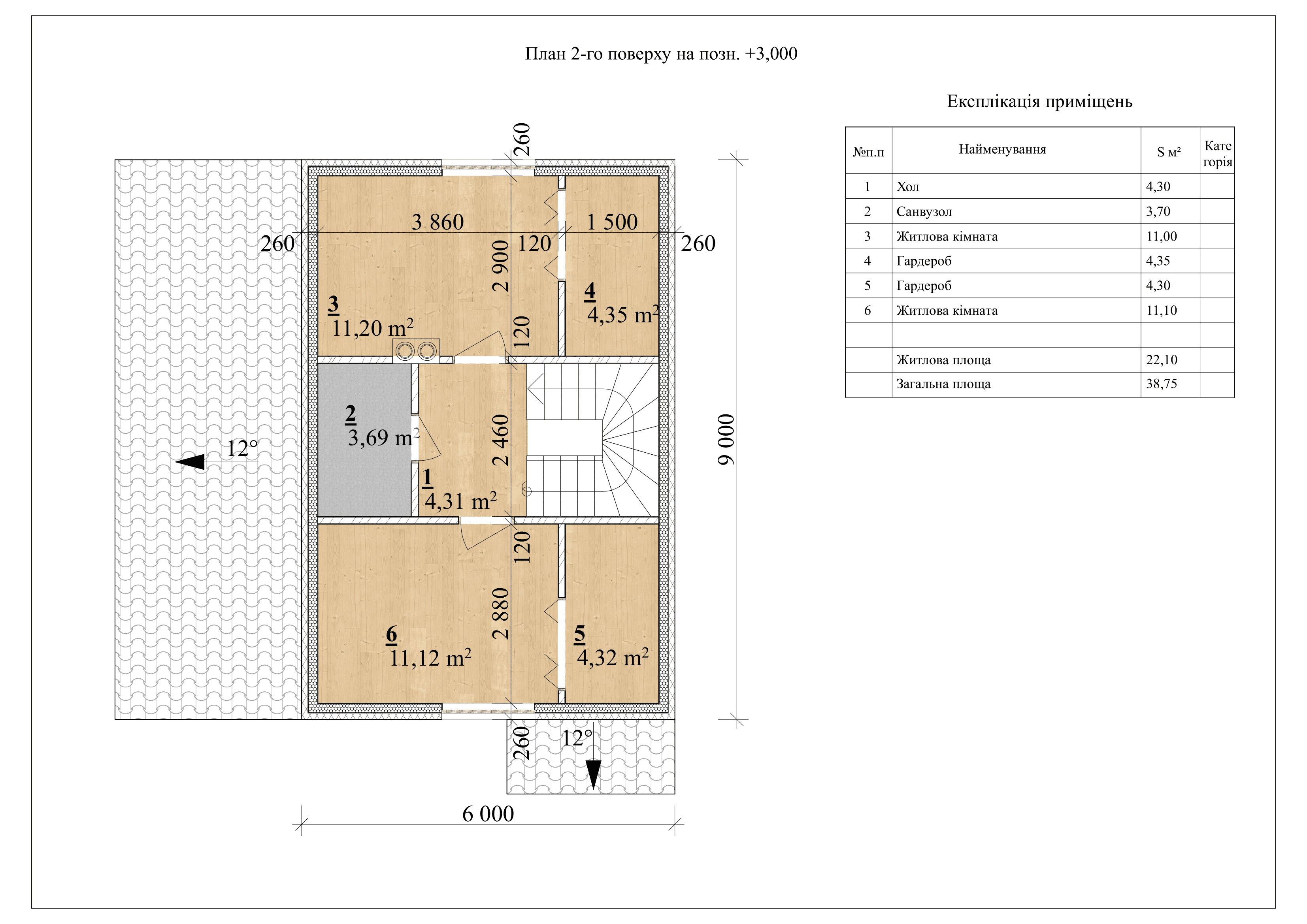 Проект Карнегія – 83 м2 Планування 2