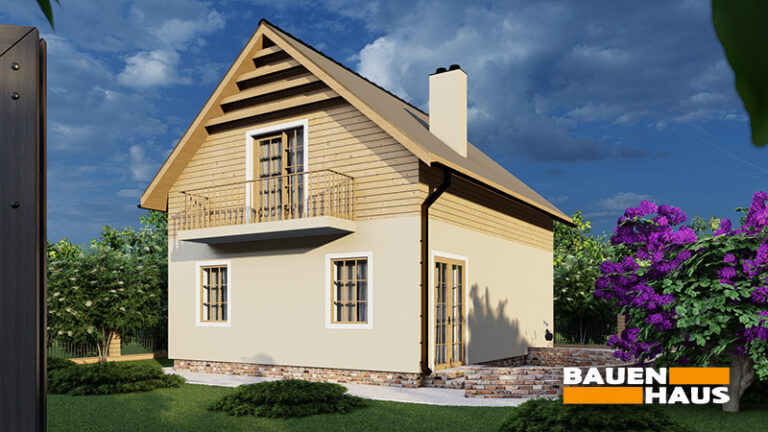 Провели зовнішнє оздоблення будинку з СІП на Осокорках Візуалізація