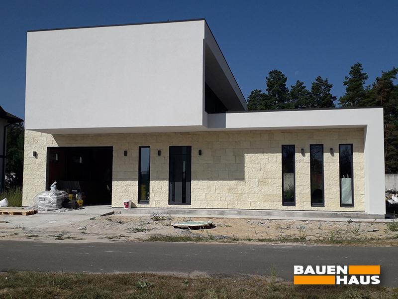 Закінчили зовнішнє оздоблення великого будинку у стилі Хай-Тек Фото 16