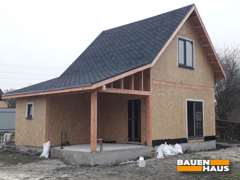 Будівництво дачного СІП будинку в с. Десна Чернігівської області