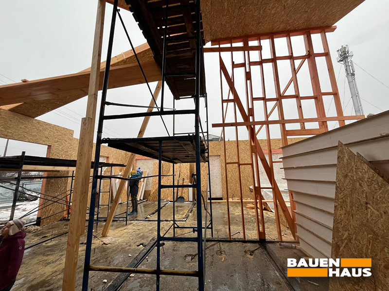 Будівництво великого одноповерхового будинку з SIP в Чернігові Фото 1