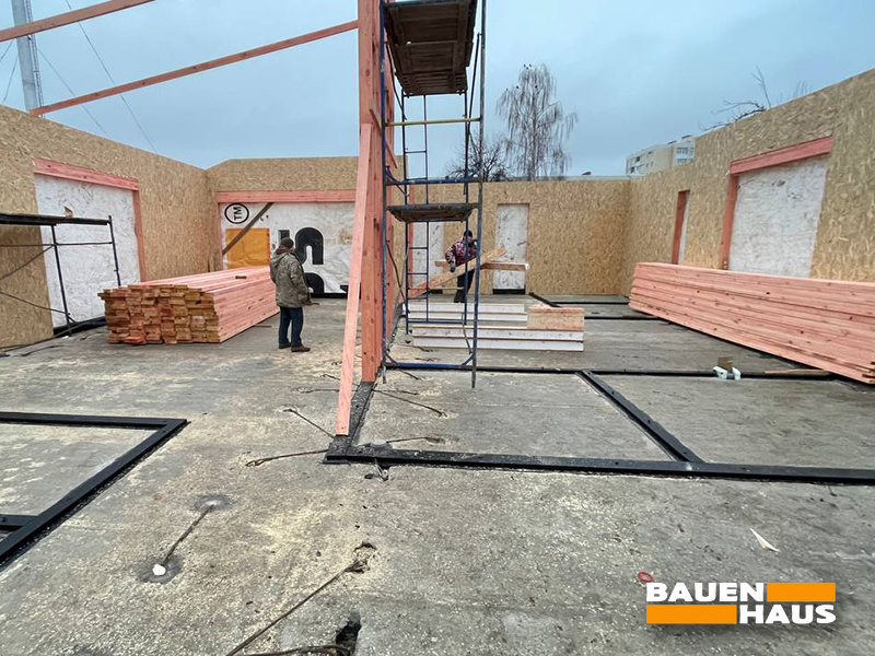 Будівництво великого одноповерхового будинку з SIP в Чернігові Фото 2