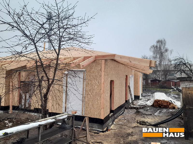 Будівництво великого одноповерхового будинку з SIP в Чернігові Фото 5
