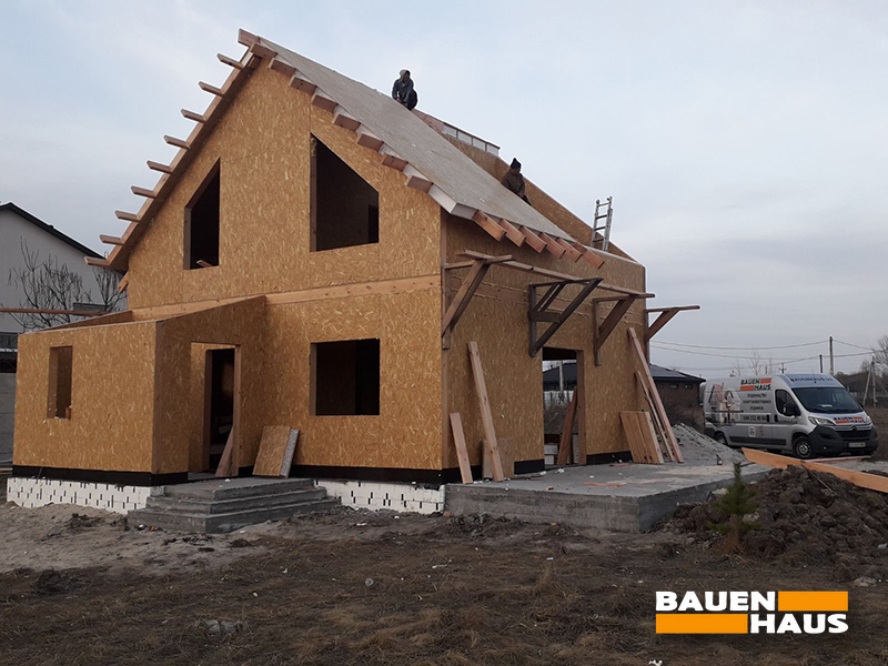 Монтаж будинку з СІП панелей 106 м2 у Київській області Фото 18