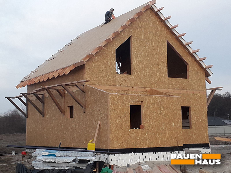 Монтаж будинку з СІП панелей 106 м2 у Київській області Фото 19