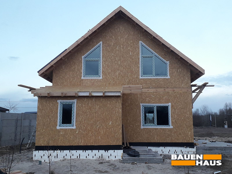 Монтаж будинку з СІП панелей 106 м2 у Київській області Фото 21