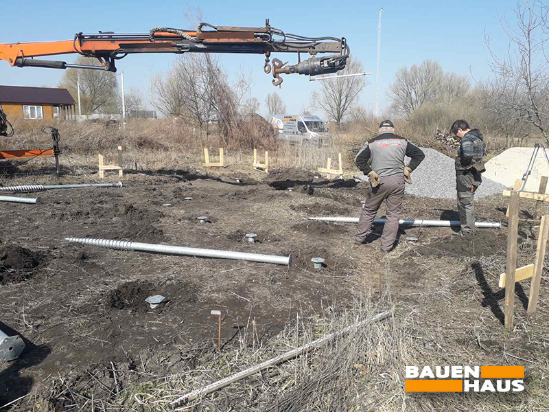 Підготували свайно-стрічковий фундамент під новий будинок у Борисполі Фото 1